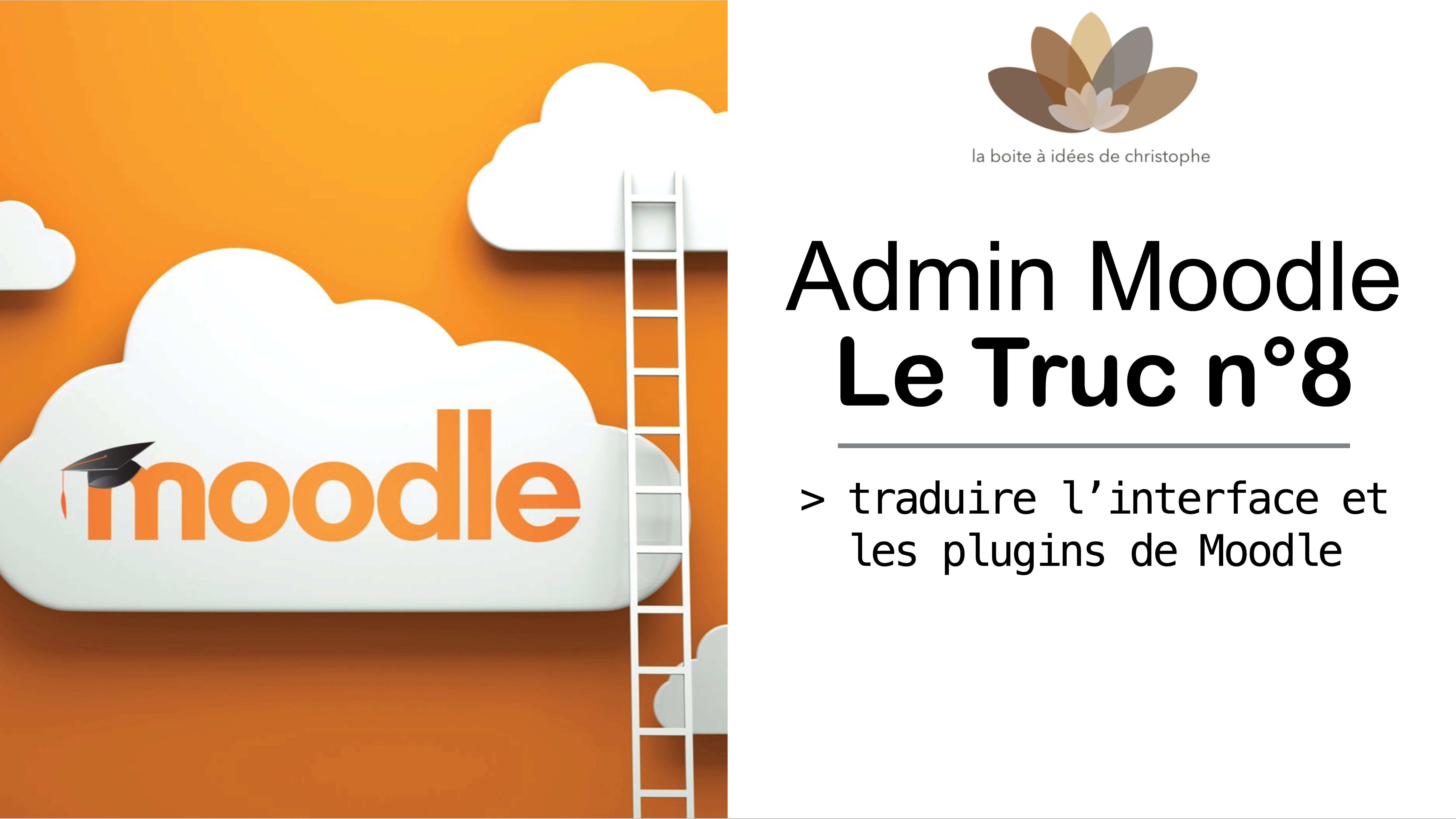 You are currently viewing Admin Moodle – le truc n°8 : traduire l’interface et les plugins de Moodle [2021]